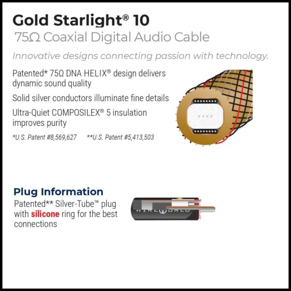 Wireworld Gold Starlight Coaxial Digital Interconnect - Afbeelding 5