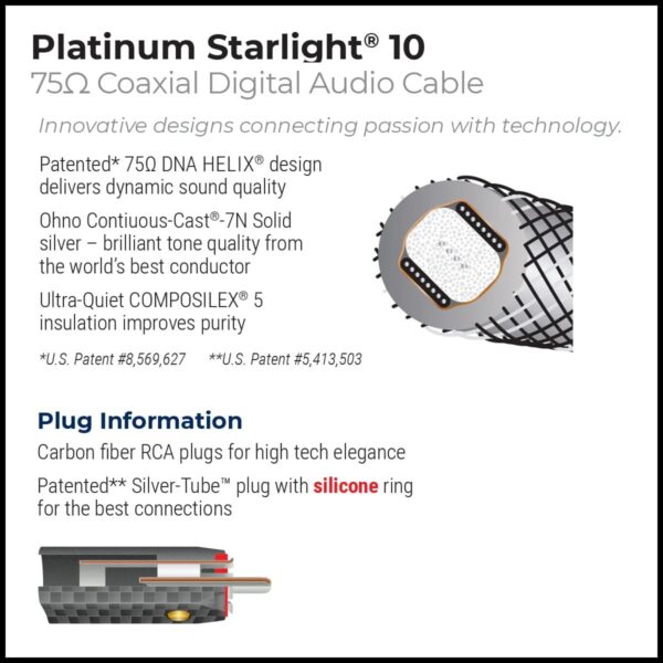 Wireworld Platinum Starlight Coaxial Digital Interconnect - Afbeelding 5