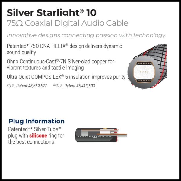 Wireworld Silver Starlight Coaxial Digital Interconnect - Afbeelding 5