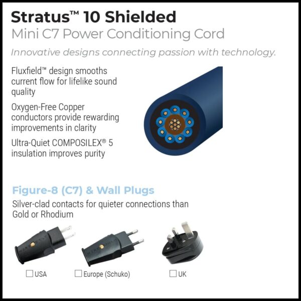 Wireworld Stratus 10 Mini Power Cord - Afbeelding 5