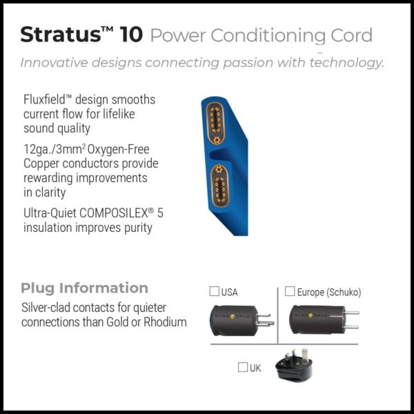 Wireworld Stratus 10 Power Cord - Afbeelding 5