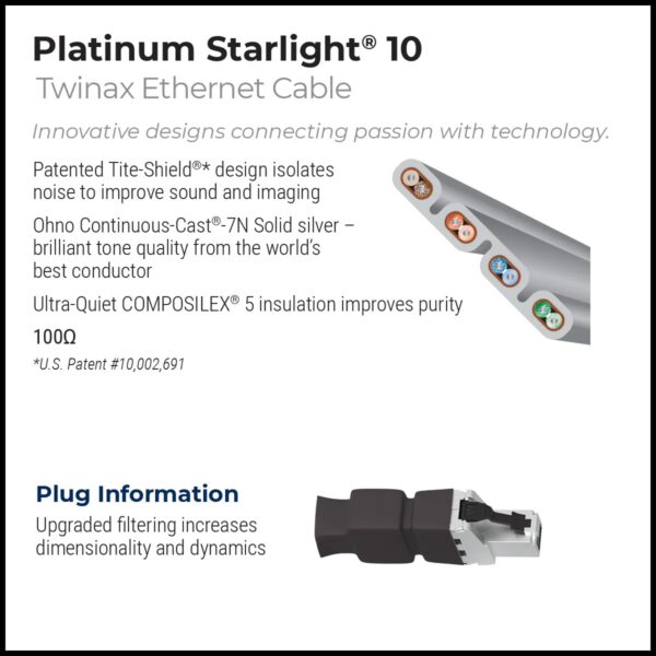 Wireworld Platinum Starlight 10 Twinax Ethernet - Afbeelding 5