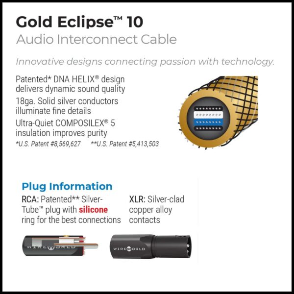 Wireworld Gold Eclipse 10 Interconnect - Afbeelding 5