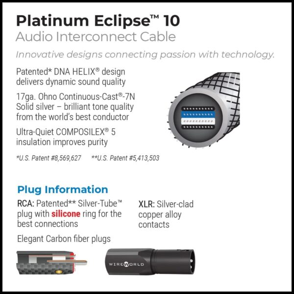 Wireworld Platinum Eclipse 10 Interconnect - Afbeelding 5