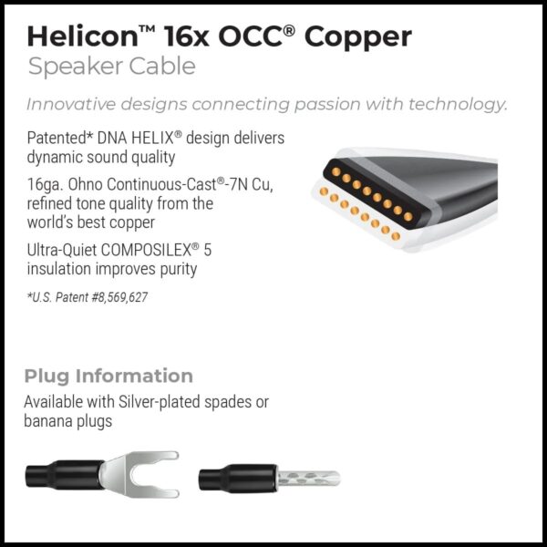 Wireworld Helicon 16x OCC Speaker Cable - Afbeelding 5